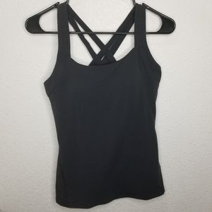 Lucy Active Black Top Back Zip See Measurements